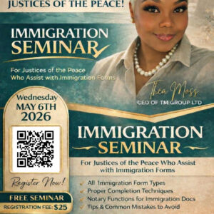 Justice of the Peace Immigration Seminar