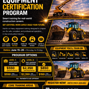 Heavy Equipment Certification Program
